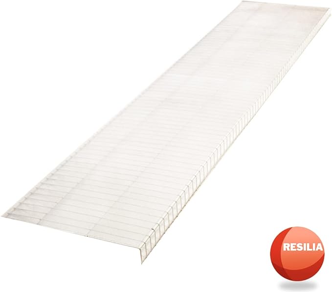 Heavy Duty Vinyl Closet Shelf Liner for Wire Racks or Shelving - for Kitchen Pantry or Cabinet Storage, Clear, 12 Inches x 4 Feet - 4 Pack, Non-Adhesive, Waterproof, Stain-Resistant, Cut-to-Size