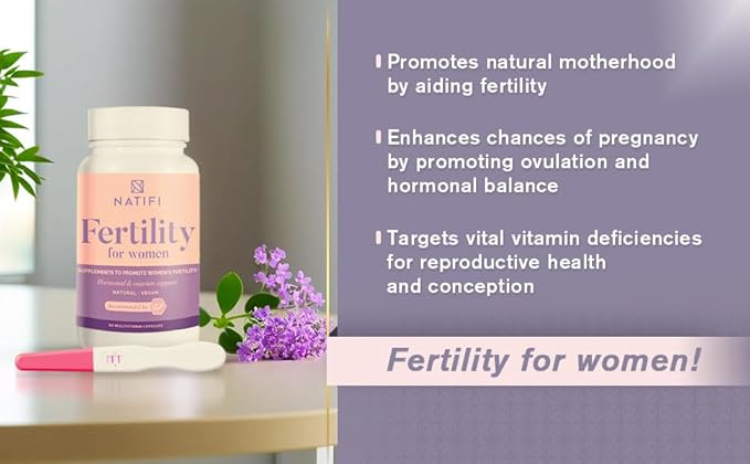 (2 Bottles Fertility Prenatal Vitamins Regulate Cycles Balance Hormones, Aid Ovulation. Conception Multivitamin for Women. 60 Caps Folic Acid, Myo Inositol, Vitex