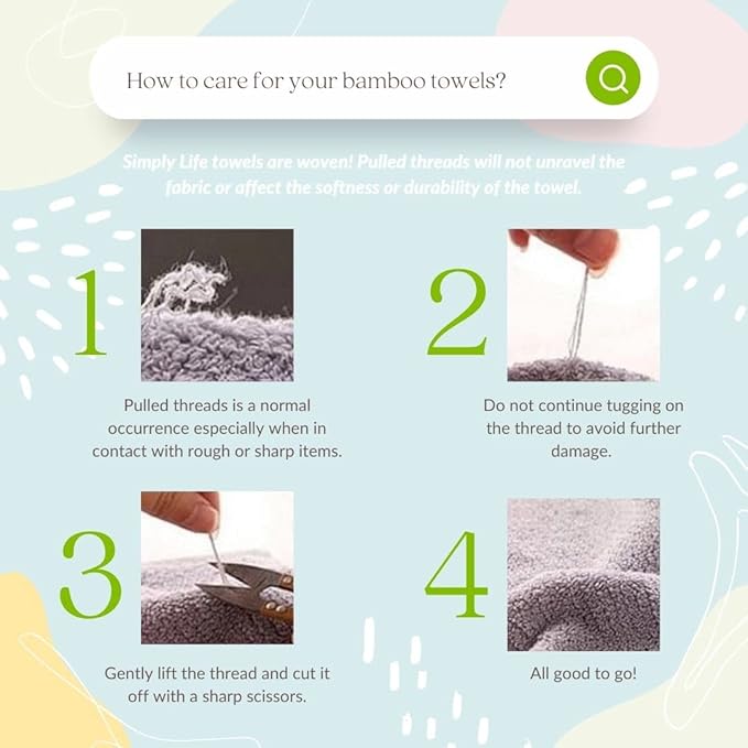 Ultra Soft and Plush Embroidered Kids Towel Made Bamboo Viscose (Box Pack) - Highly Absorbent 48 * 24 in with a Tight 500 GSM Weave (SLTW-288AP)