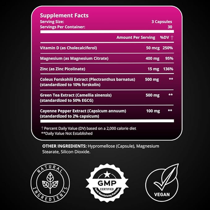 UNALTERED Hormone Balance for Weight Management - Natural Hormonal Wellness Support - Features Green Tea Extract, Cayenne, Magnesium, & Zinc - 90 Vegan Capsules