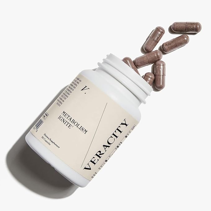 Veracity Ignite - Natural Cellular Metabolic Support Supplement, Hormone Regulator for Women - Body Recomposition GLP-1 Regulator - 100% Non-Drug Formula
