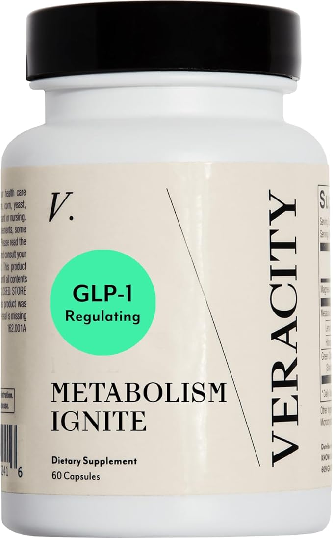 Veracity Ignite - Natural Cellular Metabolic Support Supplement, Hormone Regulator for Women - Body Recomposition GLP-1 Regulator - 100% Non-Drug Formula