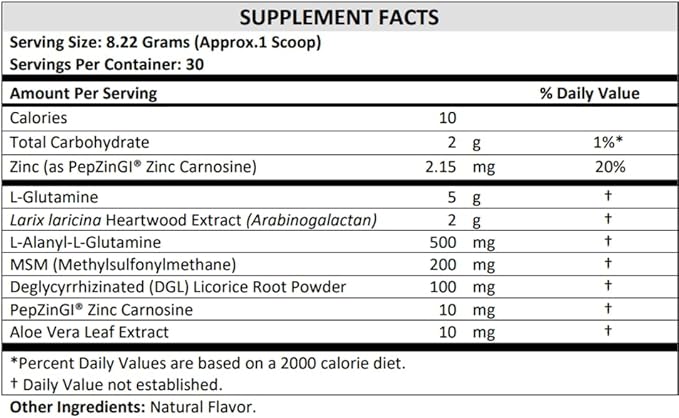 Healthy Gut Vegan Formula | with L-Glutamine and Clinically proven ingrediens | Supports gut permeability, gastrointestinal support, helps alleviate stomach discomfort and boost immunity*