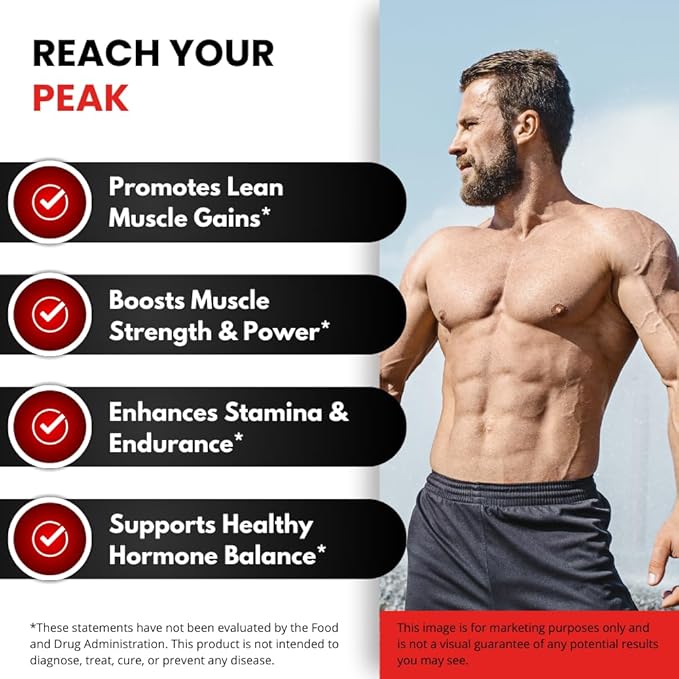 UNALTERED Muscle Builder for Men - Supports Muscle Growth, Size, Strength - Natural Muscle Building Supplement & Energy Booster - Tribulus Terrestris, Ginseng, Vitamin D3, Ashwagandha - 150 Capsules