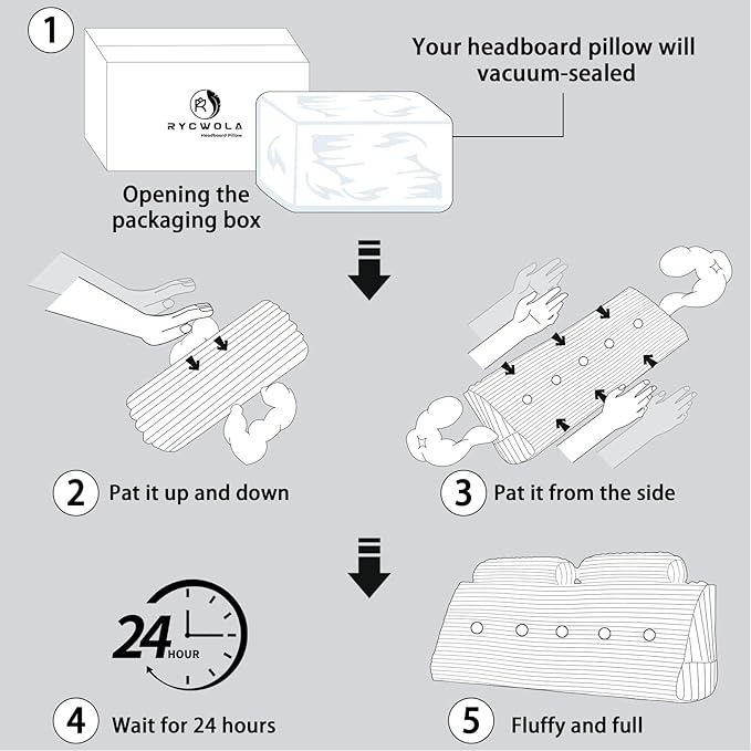 Headboard Wedge Pillow with 2 Pack Neck Roll Pillow Large Headboard Pillow Soft and Supportive Bed Rest Reading Pillows for Sitting in Bed with Removable Cover (Brown, King:76x8x20 Inches)