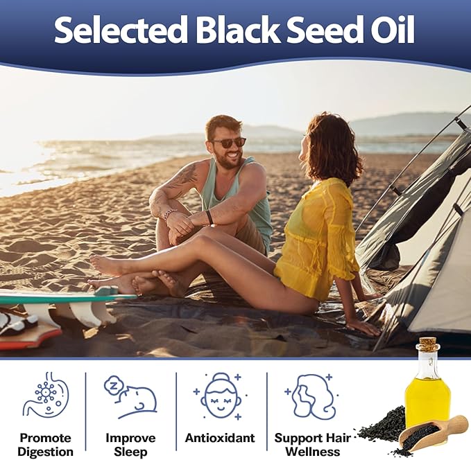 25-in-1 Sea Moss Black Seed Oil Ashwagandha Ginger Shilajit Supplement 18525mg, Sea Moss Capsules with Bladder Burdock Ceylon Cinnamon Berberine ACV Manuka VIT C&D3 for Immune, Gut & Energy, 120 Caps