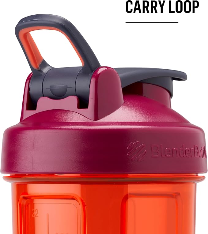 BlenderBottle Shaker Bottle Pro Series Perfect for Protein Shakes and Pre Workout, 32-Ounce, Black