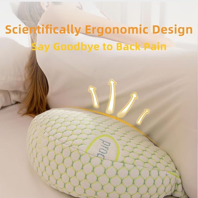 Pregnancy Pillows for Sleeping, Maternity Pillow for Pregnant Women with Pillow Cover, Adjustable Body Pillow for Pregnant Women, Wedge Pillows Support for Back, Legs, Belly, Hips(Green)