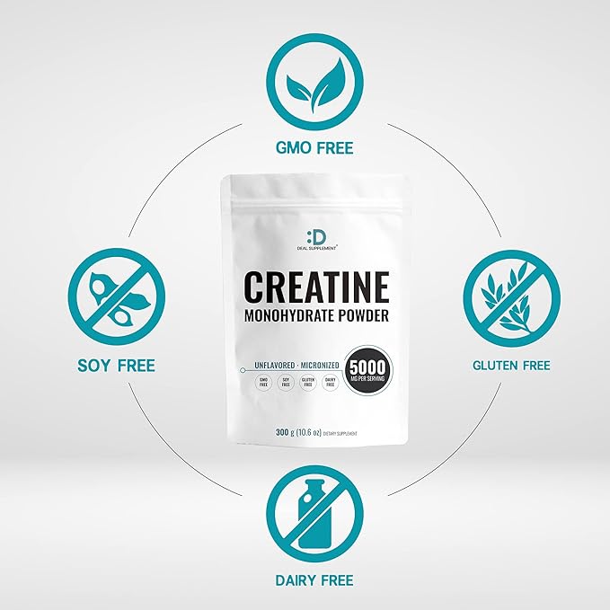 2 Pack Creatine Monohydrate Powder 600 Grams (21.2oz), Unflavored | Pure | Micronized Creatine Powder, 5000mg Per Serving, 4 Month Supply, Vegan | Keto, Non-GMO, No Filler, No Additives - 120 Servings