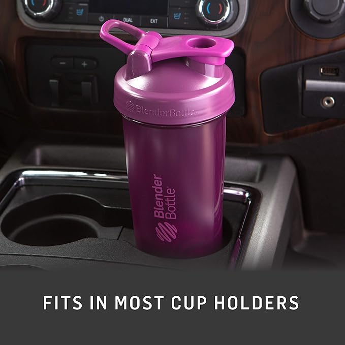 BlenderBottle Classic V2 Shaker Bottle Perfect for Protein Shakes and Pre Workout, 28-Ounce (2 Pack), Red, Green