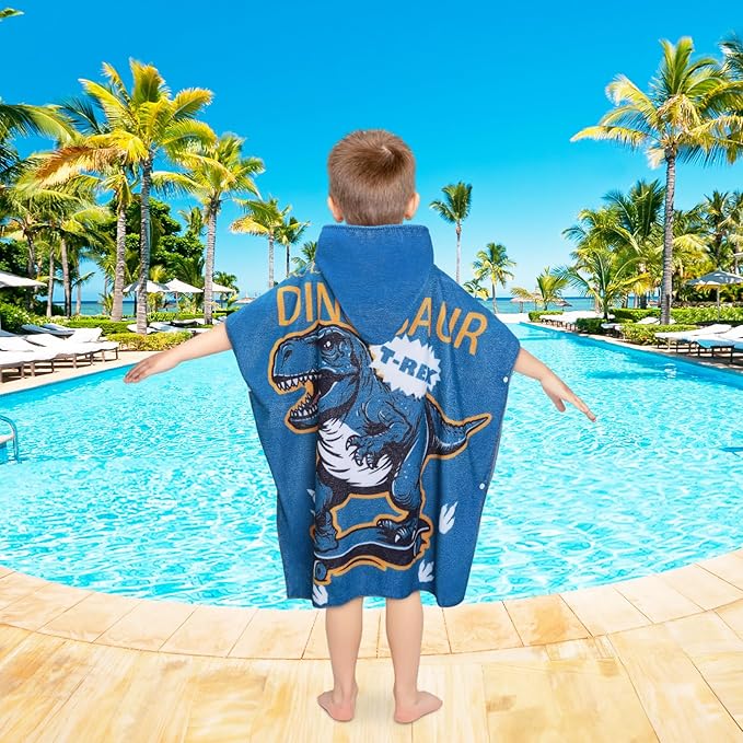 Kids Beach Towels Baby Towels with Hood Toddler Pool Towel Large Bath Towels for Boys and Girls for Travel Shower Swimming