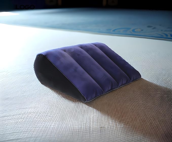 Portable Wedge Pillow Inflatable Cushion - Body Positioners for Legs and Back Support for Sleeping,Reading and Rest,Use in Bed, Travel, Camping Or Office,Fast Inflating Deflation