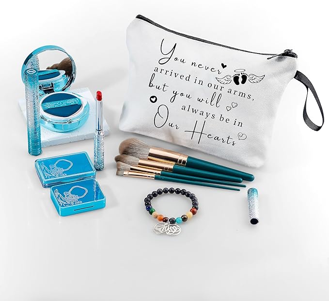 Miscarriage Gifts for Mothers,Pregnancy Loss Gifts for Mothers,Miscarriage Care Package,Small Cosmetic Bag Makeup Organizer,Baby Loss Memorial Gifts,Surgery Recovery Gifts for Women