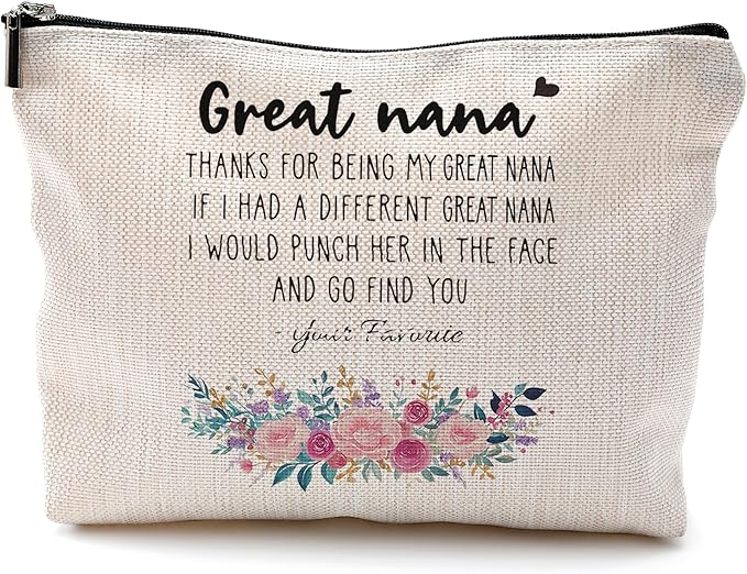 Great Nana/Grandma Gifts - Makeup Bag