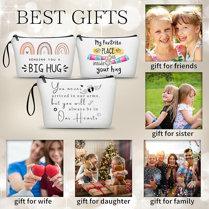 Miscarriage Gifts for Mothers,Pregnancy Loss Gifts for Mothers,Miscarriage Care Package,Small Cosmetic Bag Makeup Organizer,Baby Loss Memorial Gifts,Surgery Recovery Gifts for Women