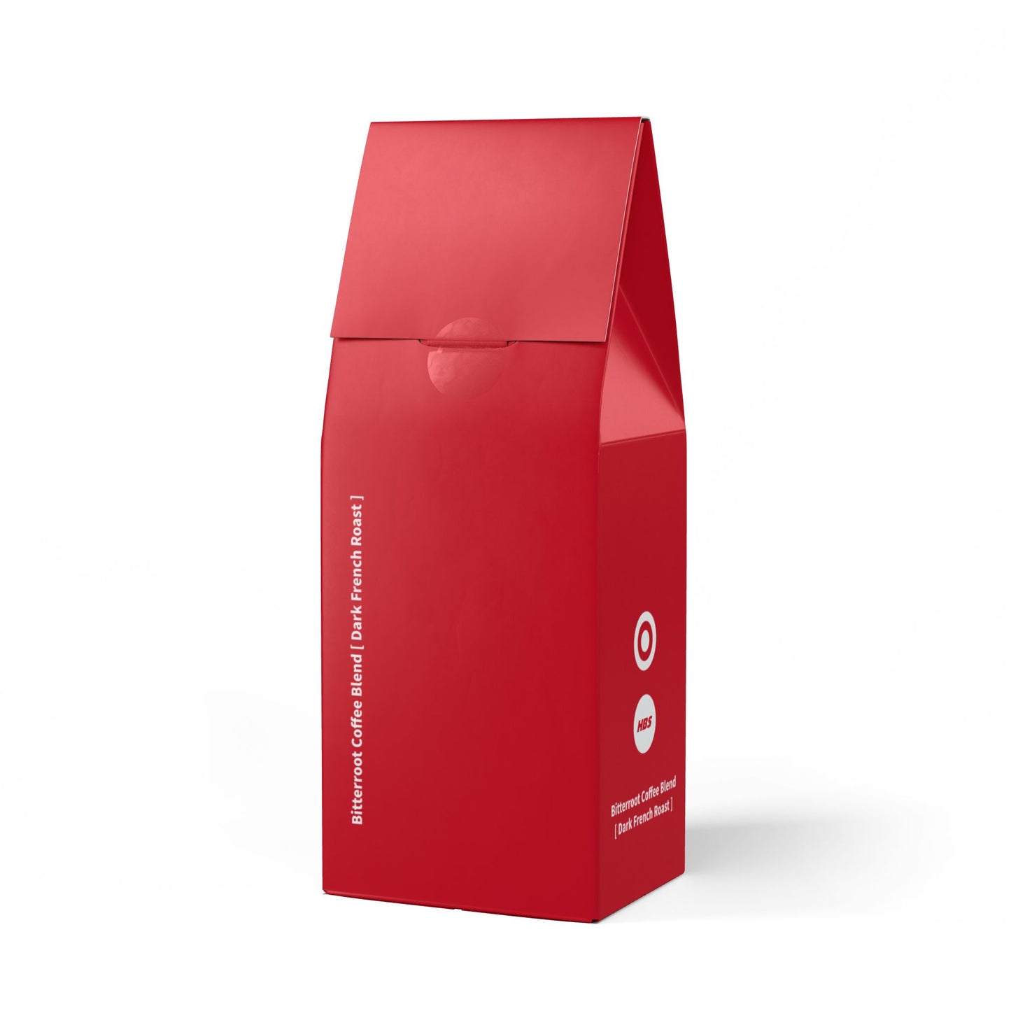 HBS, Bitterroot Coffee Blend (Dark French Roast), Red Package