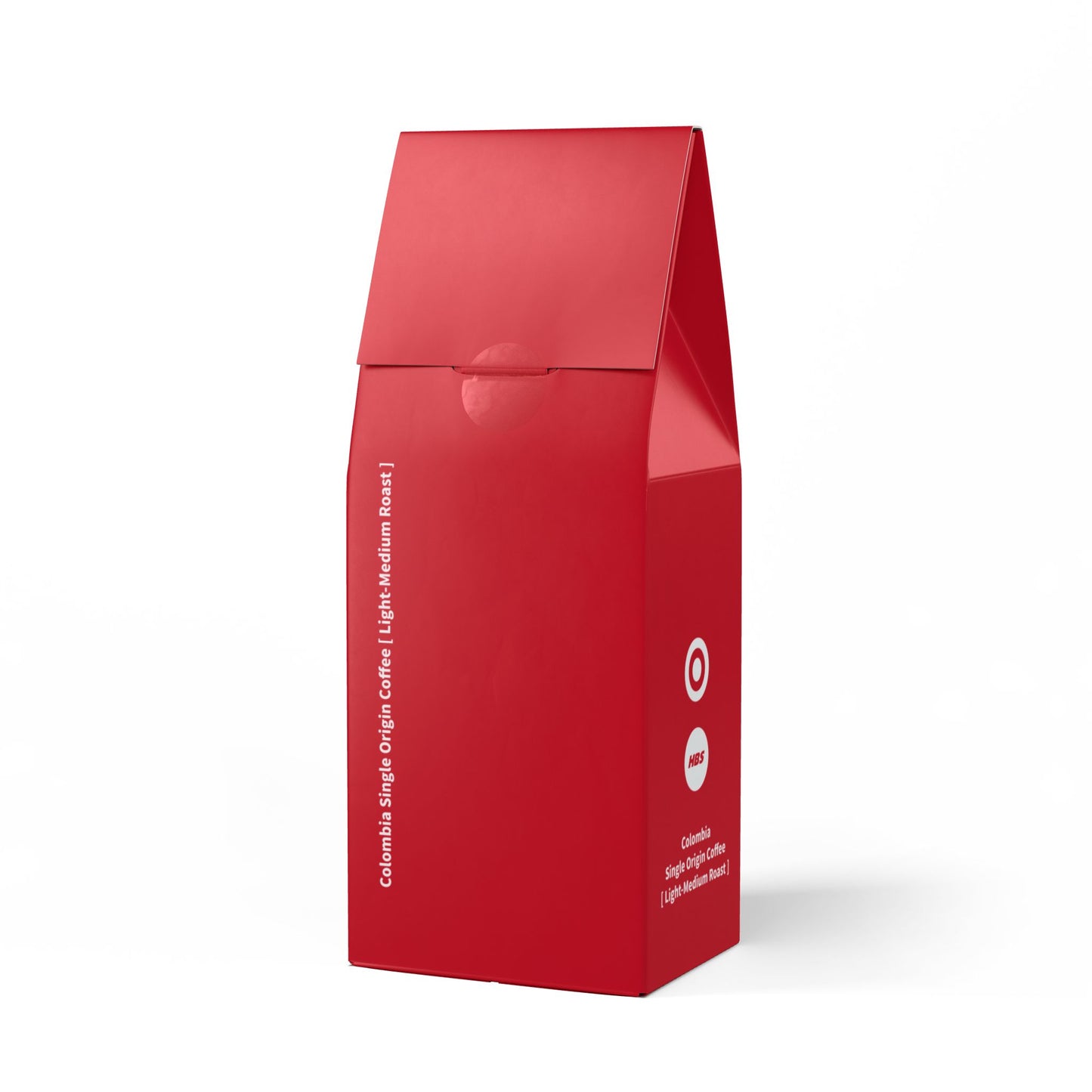 HBS, Colombia Single Origin Coffee (Light-Medium Roast), Red Package