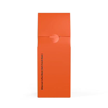HBS, Bitterroot Coffee Blend (Dark French Roast), Tangerine Package
