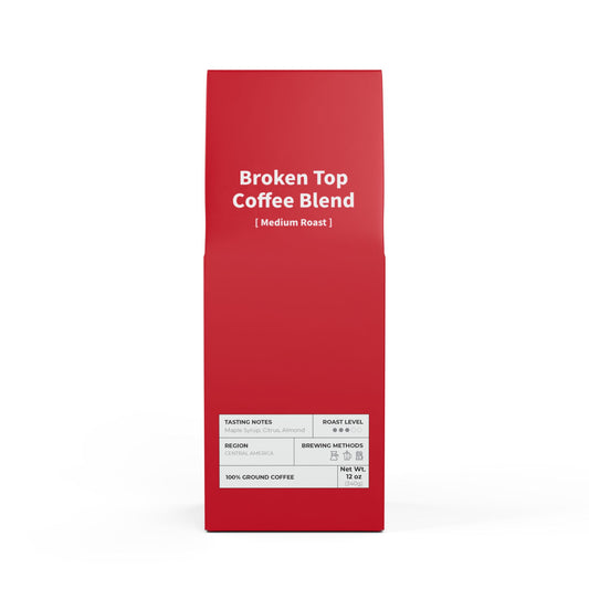 HBS, Broken Top Coffee Blend (Medium Roast), Red Package