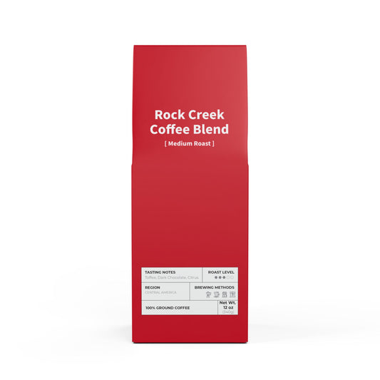 HBS, Rock Creek Coffee Blend (Medium Roast), Red Package