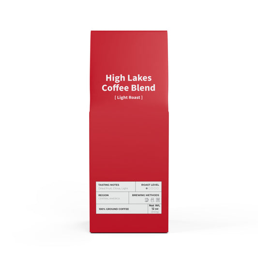 HBS, High Lakes Coffee Blend (Light Roast), Red Package