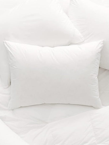 BOLL & BRANCH Down Chamber Pillow – Luxury 100% Organic Cotton Shell – Cleaner Cruelty Free US Down Bedding – Premium Comfort and Superior Head Support– Soft, Standard