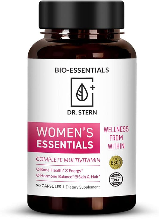 Women’s Essentials Comprehensive Daily Complete Multiple Vitamin, Mineral, and Organic Phytonutrients Complex by Dr. Ian Stern, (90 Capsules)