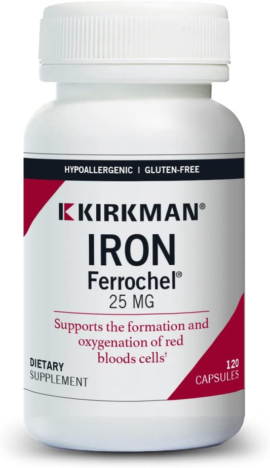 Iron 25 mg Bio-Max Series Capsules - Hypo - 120 ct