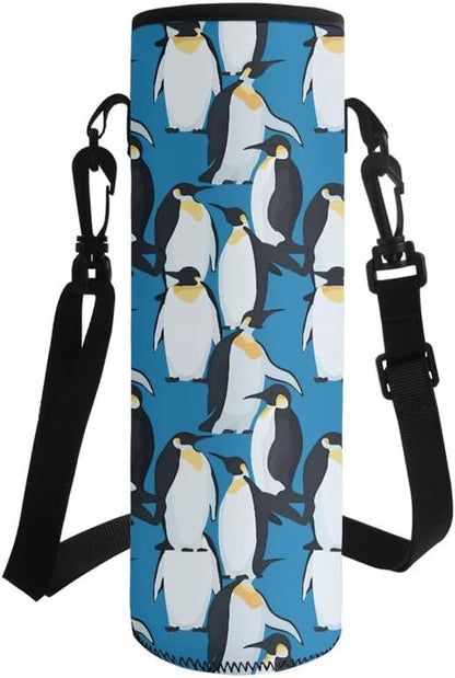 Jndtueit Basketball Water Pouch Holder, Soccer Bottle Cooler Cover Holder Strap for Outdoor Sports Gym Camping Walking