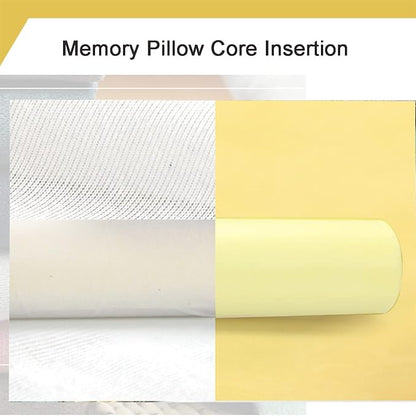 Cylinder Round Memory Foam Support Pillows 24X6 Cervical Neck Roll Pillow with Pillowcase Soft, Comfortable and Breathable for Sleeping, Chair, Car, Sofa，Travel Coffee