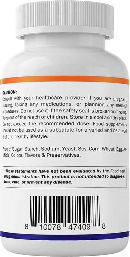 Vitamatic DIM Supplement Complex for Women & Men - 300mg - 120 Veg Capsules - Made with Black Pepper, Broccoli Powder & Kale Powder - Non-GMO & Gluten Free - Supports Hormonal Balance