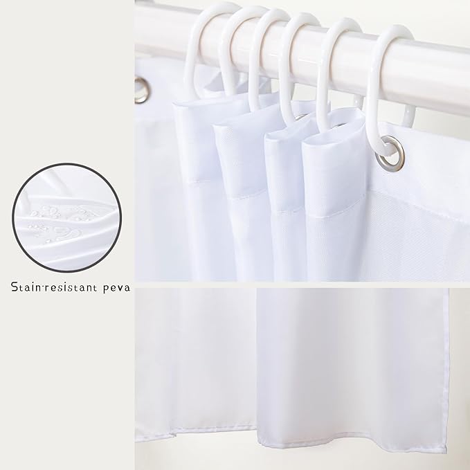 AILONEN Butterfly Shower Curtain for Bathroom, Blue Butterfly Waterproof Shower Curtain,Modern Fashion Minimalist Shower Curtain Bathroom Decor with 12 Plastic Hooks 60" W*72" H