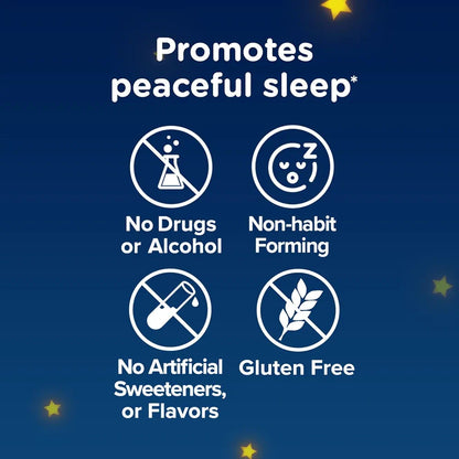 Zarbee's Children's Sleep Gummies with Melatonin, Non-Habit Forming Children's Sleep Gummies Work with Natural Sleep Cycles to Promote Peaceful Sleep, Drug-Free, Natural Strawberry, 60 ct 