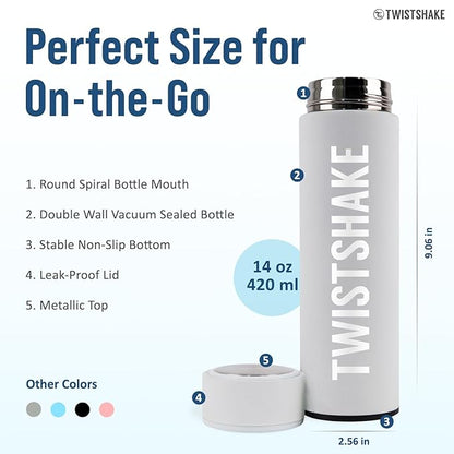 Hot/Cold Bottle 420 Ml, Prime Baby, White