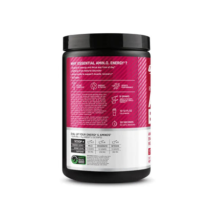 Optimum Nutrition Amino Energy - Pre Workout with Green Tea, BCAA, Amino Acids, Keto Friendly, Green Coffee Extract, Energy Powder - Strawberry Lime, 30 Servings 