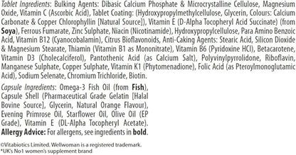 Vitabiotics Wellwoman Plus Tablets 56 Capsules