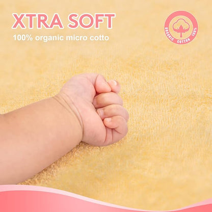 Hooded Towel for Kids 100% Cotton Ultra Soft with Unique Animal Design Large for Infants 3-10 Years (Tiger)