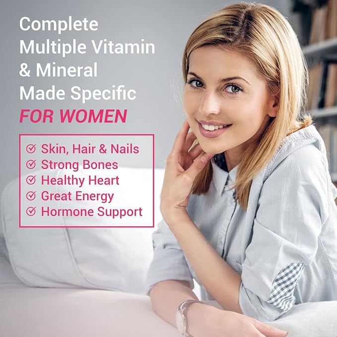 Women’s Essentials Comprehensive Daily Complete Multiple Vitamin, Mineral, and Organic Phytonutrients Complex by Dr. Ian Stern, (90 Capsules)