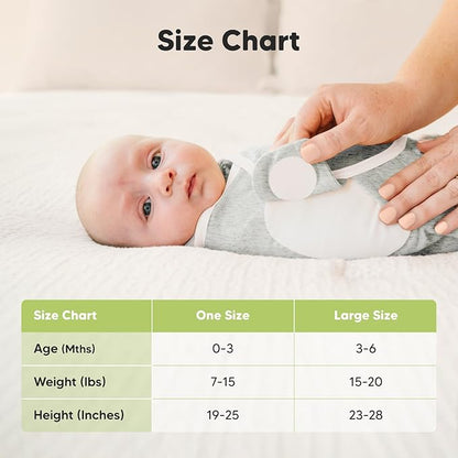 Baby Swaddle Sleep Sacks with Zipper - 3-Pack Newborn Swaddle Sack, Baby Swaddles Sleep Sack 0-3 Months, Wearable Blanket Baby, Baby Swaddle Blanket Wrap, Swaddle Sack, Easy Change Swaddle (Aspire)