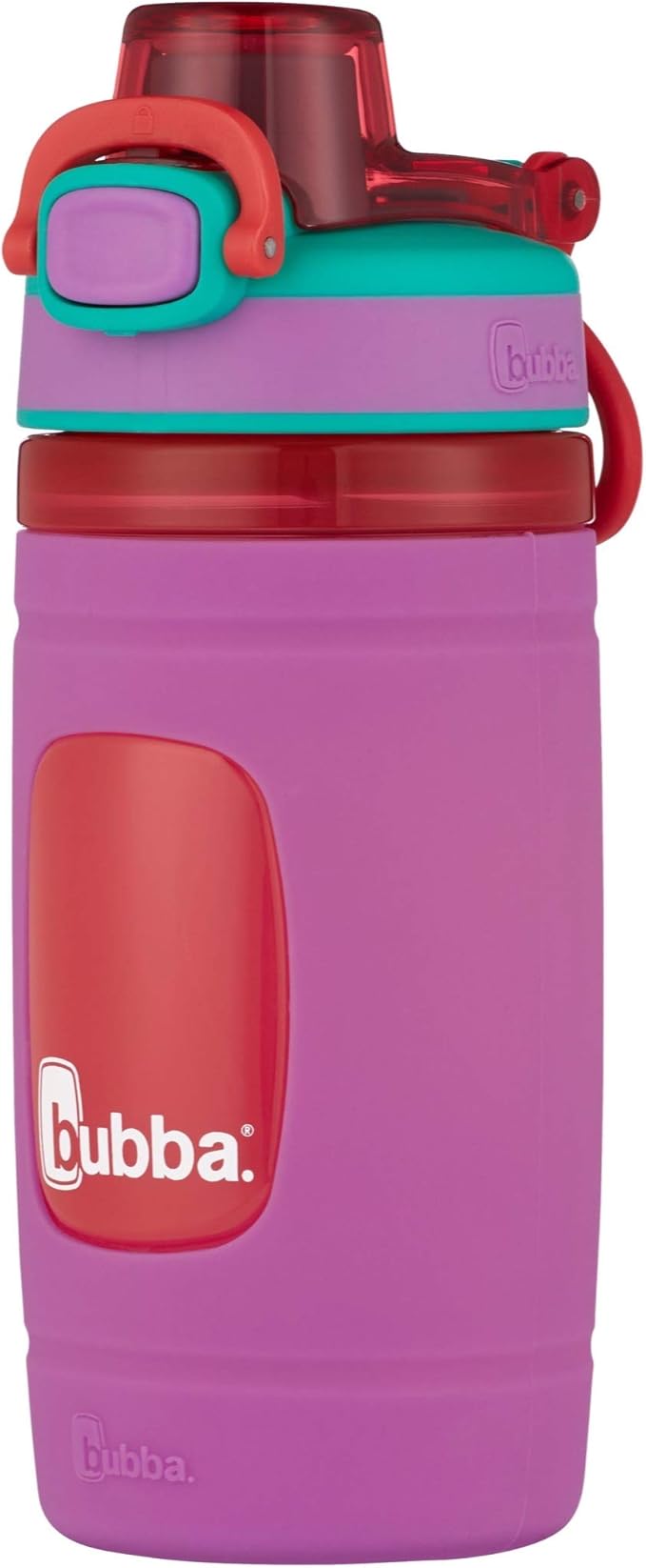 bubba Flo Kids Water Bottle, 16 Ounces (Pack of 1), Mized Berry with Watermelon
