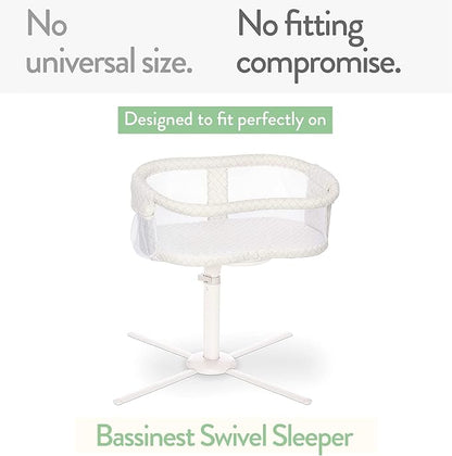 Bassinet Fitted Sheets for Halo Bassinest Swivel Sleeper Mattress – Snuggly Soft 100% Jersey Cotton – 2 Pack – Beige + Rusty Brown – 2 Pack