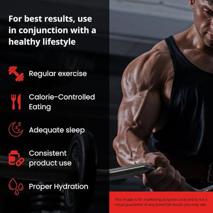 UNALTERED Muscle Builder for Men - Supports Muscle Growth, Size, Strength - Natural Muscle Building Supplement & Energy Booster - Tribulus Terrestris, Ginseng, Vitamin D3, Ashwagandha - 150 Capsules