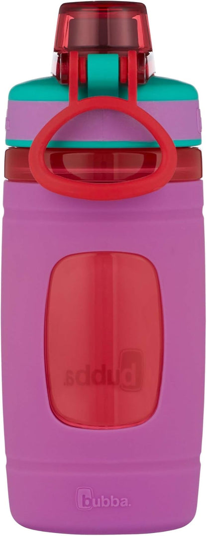 bubba Flo Kids Water Bottle, 16 Ounces (Pack of 1), Mized Berry with Watermelon