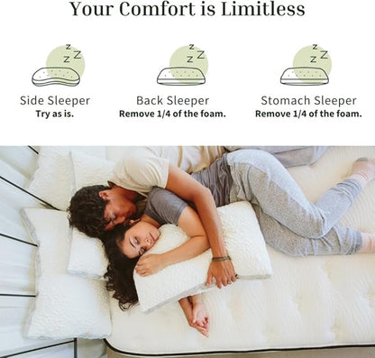 Nest Bedding Easy Breather Memory Foam Pillow Junior