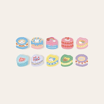 Foodie Cute Fun Washi Sticker Tape Decorative Stationery Sticker Roll | Set of 5