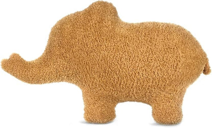 Dino Chicken Nugget Pillow, Dinosaur Chicken Nuggets Plush Funny Birthday Gifts for Boys and Girls, Dinosaur Gifts for Kids and Adults, Dinosaur Theme Party Decorations (Elephant, Small)