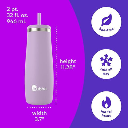 Bubba 32 oz Radiant Tumbler Without Case, Rubberized Lilac Dream