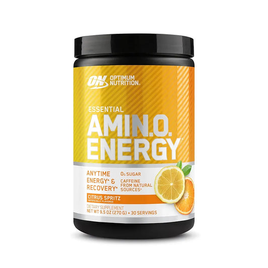 Optimum Nutrition New Flavor Amino Energy - Pre Workout with Green Tea, BCAA, Amino Acids, Keto Friendly, Green Coffee Extract, Energy Powder - Citrus Spritz, 30 Servings 