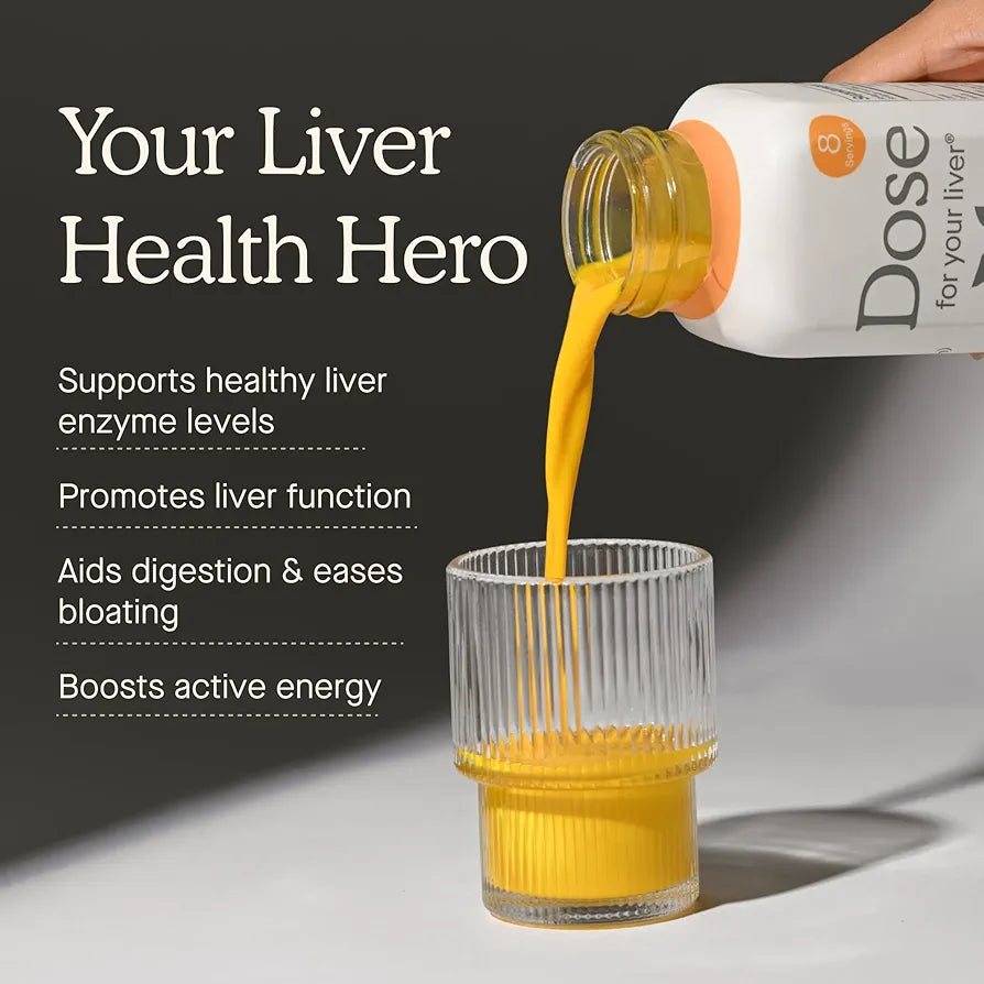 for Your Liver Cleanse Detox & Repair, Organic Milk Thistle Supplement with Turmeric, Dandelion, Ginger, and Orange, Promotes Optimal Liver Function,16oz Bottle, 6 Pack 