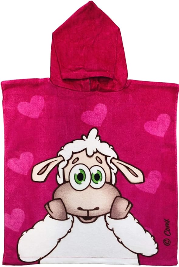 Kids Princess Hooded Bath Towel 20X24 (20 x 24, Pink1)